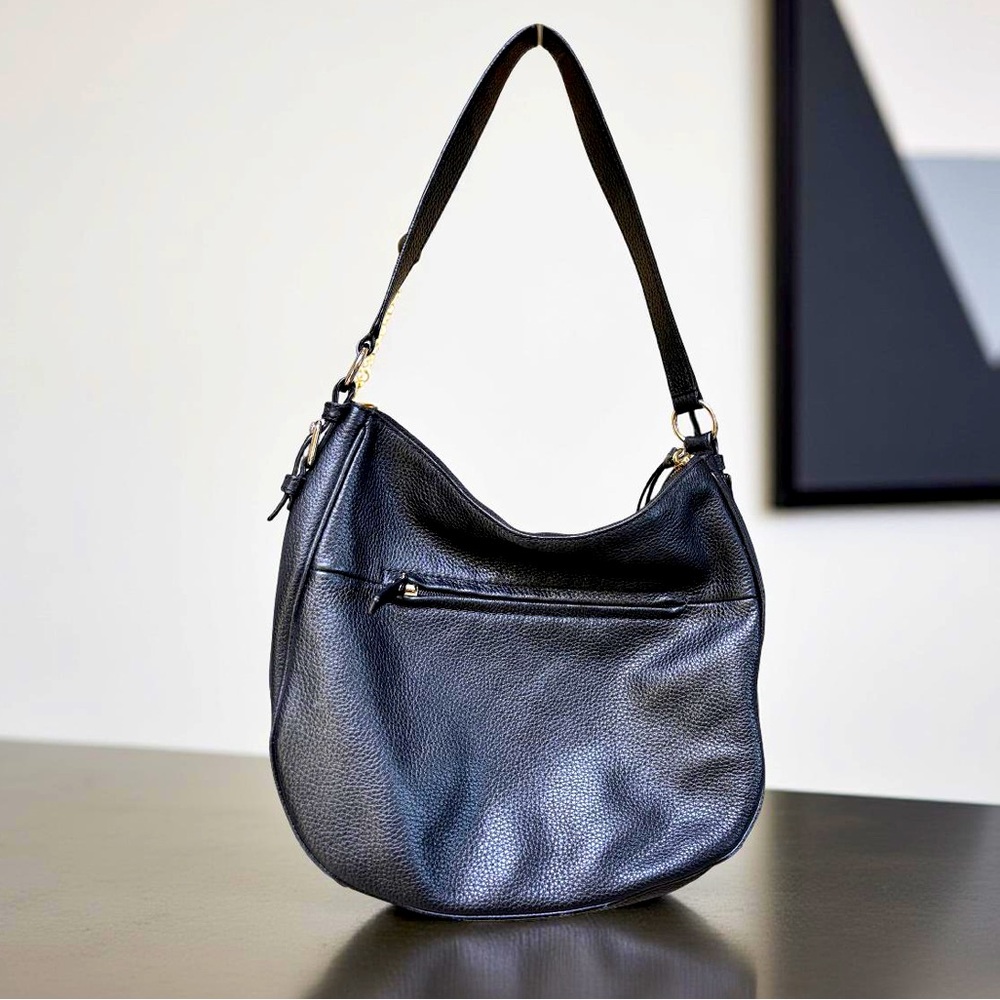 Kate Spade Black Leather Hobo Shoulder Bag